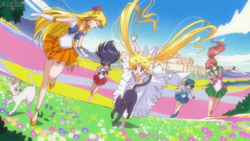 senshi, friend, crystal, flower, 720P, series, moon, cat, sailor, anime, group