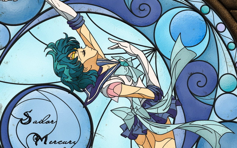 blue, sailor, uniforms, senshi, moon, mercury, hair, bishoujo, 720P, green