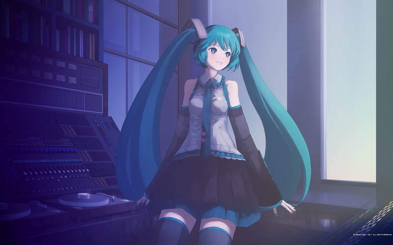 vocaloid, anime girls, anime, character, 1080P, hatsune miku, long, female, blue, miku, long hair, hair, girls, hatsune