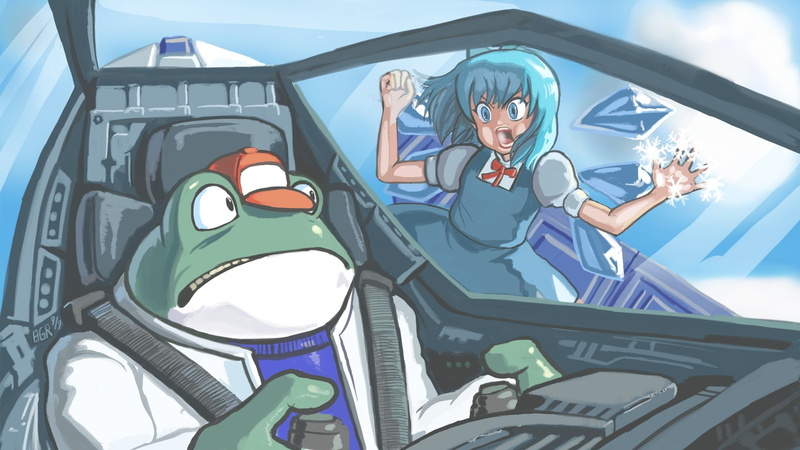 motor vehicle, Star Fox, land vehicle, lifestyles, mode of transportation, men, day, 1080P, crossover, anime, one person, young women, Cirno, women, sitting
