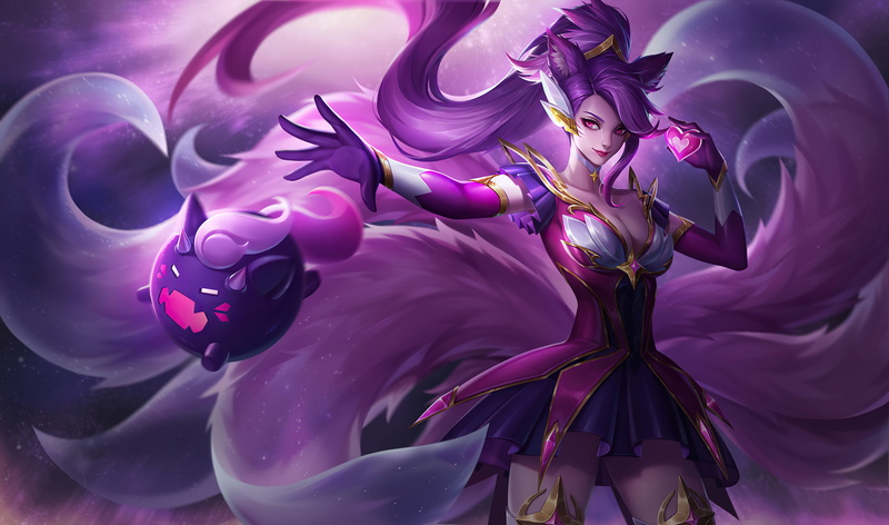 свободная вастайи, energy, the game, Ari, Ahri, LOL, charm, magic, beauty, game, 4K, League Of Legends, nine-tailed Fox