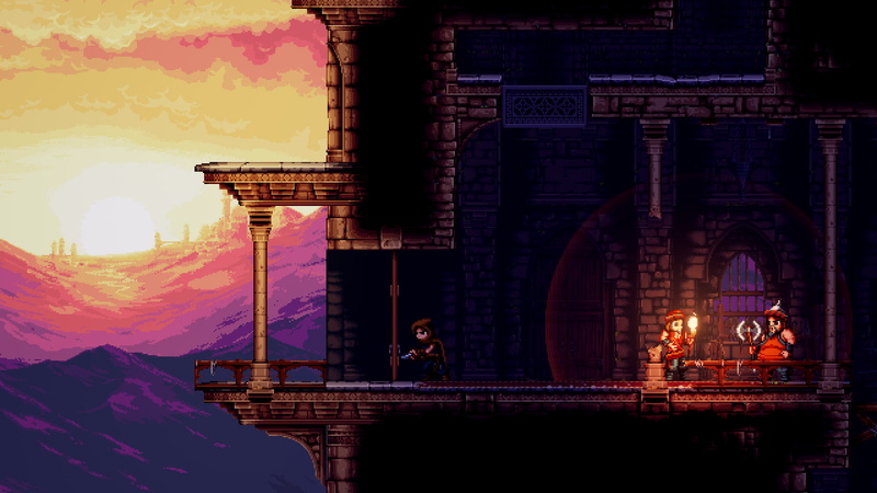 1080P, mountains, castle, digital art, pixel art, pixels, video games, The Siege and the Sandfox, retro games, pixelated