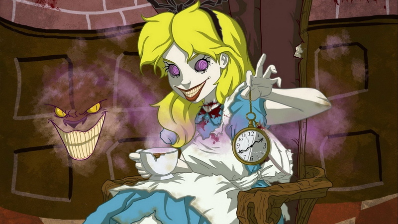 wonderland, 2K, fairytale, fairy, alice, fantasy, art, artwork
