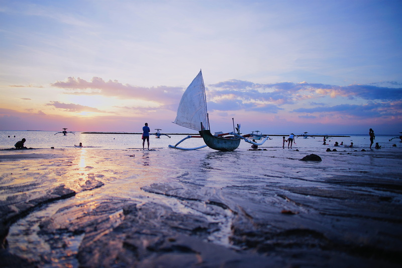 nature, outdoors, real people, tranquil scene, sky, transportation, kuta beach, land, 5K, sunset, beach, beauty in nature, waterfront, horizon over water