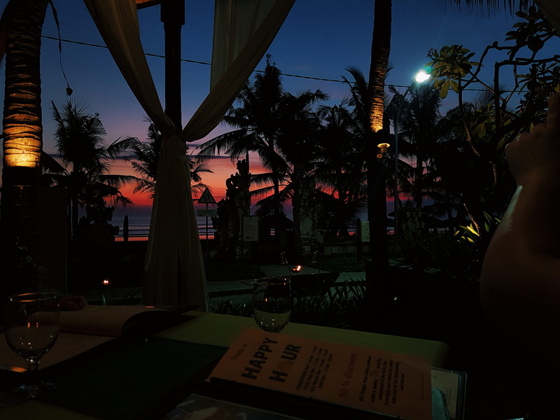built structure, indonesia, communication, plant, dusk, text, no people, lighting equipment, kuta, tree, illuminated, night, 4K, front legian beach hotel
