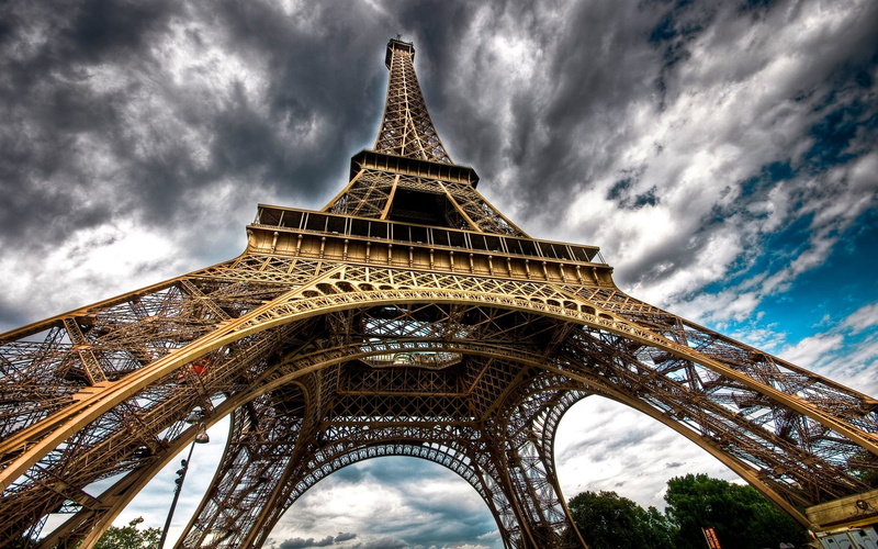 arch, built structure, travel destinations, outdoors, history, metal, landscape, 1080P, no people, travel, Paris, nature, spire, tower, Disneyland, tourism
