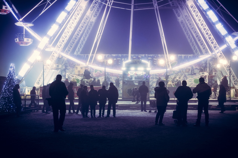 theme, looking, garden, performance, cold, arts culture and entertainment, public garden, lifestyle, lights, christmas, families, winter, park, illuminated