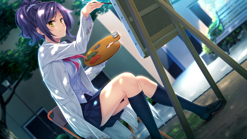 1080P, Mifuyu Erisaka, Sakura no Mori Dreamers, Anime, Game CG