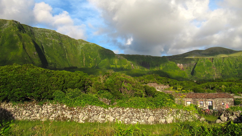 building exterior, scenics - nature, rural scene, outdoors, environment, 4K, green, architecture, tranquility, beauty in nature, azores, landscape, plant