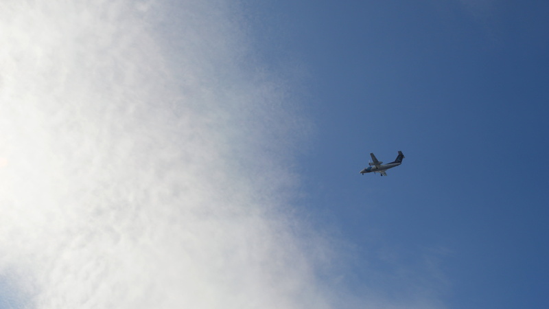 clouds, Bombardier, Dash 8, Q202, airplane, Air Açores, Azores, propeller, landing, De Havilland, 4K