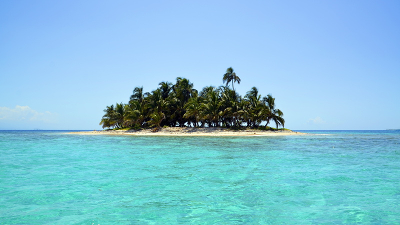 tropical, turquoise sea, wind, island, uninhabited, tropical landscape, sea, palms, turquoise, unoccupied, blue sky, turquoise water, tropical island, tropics