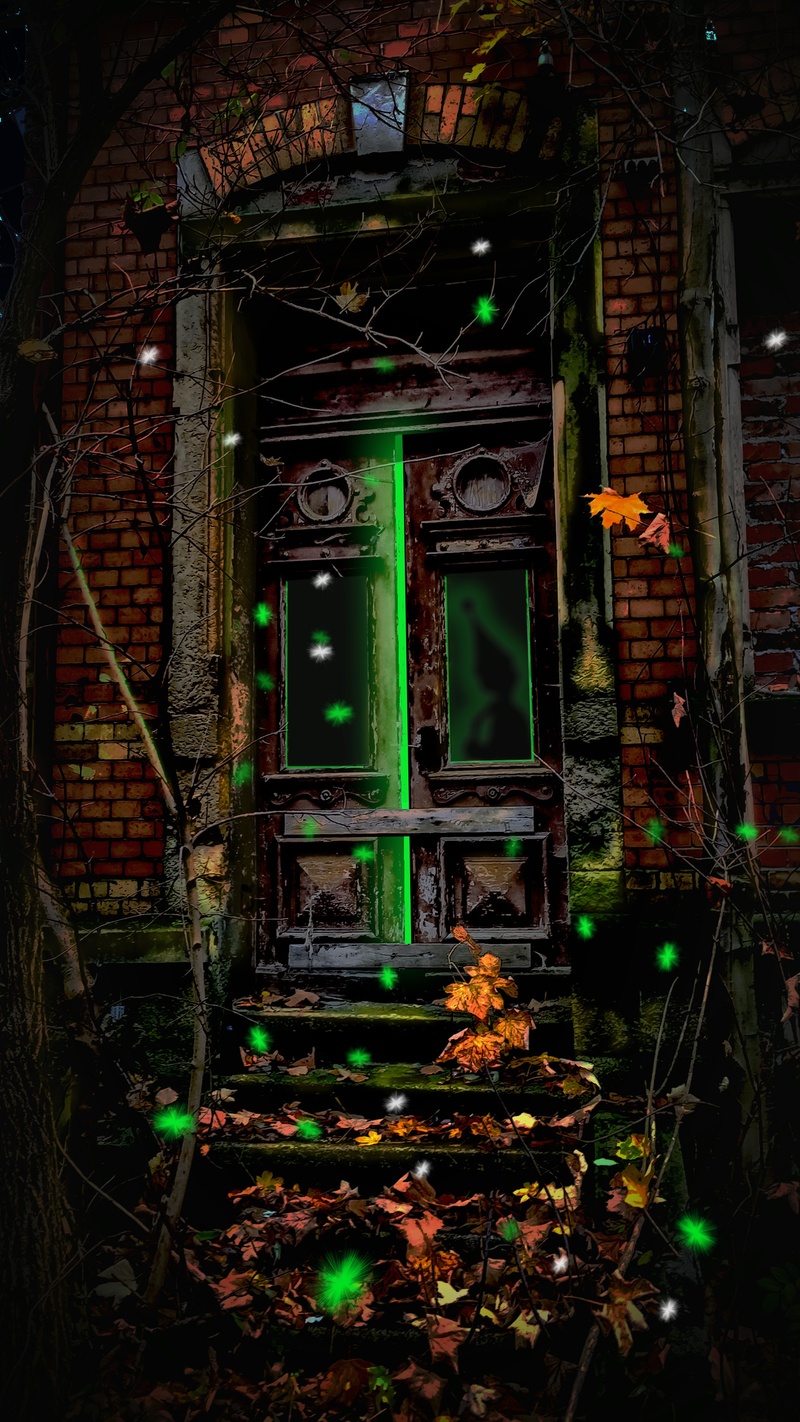 abandoned, facade, horror, damaged, metal, gloomy, plant, bad condition, building exterior, mystical, run-down, ghost, spooky, mysterious, psychic, creepy