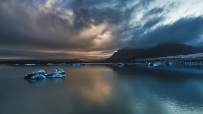 reflection, ice, no people, 2K, frozen, environment, lake, lagoon, tranquil scene, sky, iceberg, nature, beauty in nature, scenics - nature, waterfront