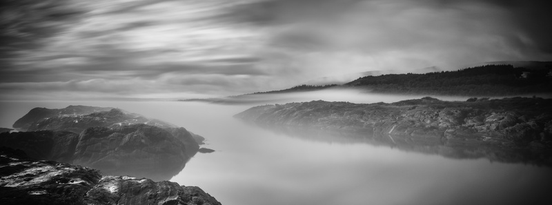 solid, mrkvedbukta, 5K, mountain, beauty in nature, Bodo, water, storm, sky, wet, seafog, scenics - nature, land, rock - object, Black and White, Nordland