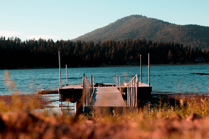 transportation, united states, lake, blue, trees, nature, sky, beauty in nature, big bear lake, forest, big bear, tree, summer, mountain, tranquil scene