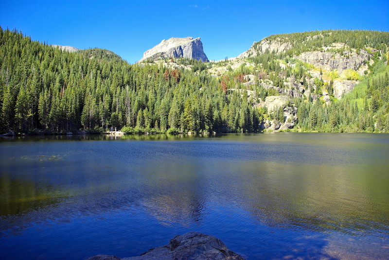 panorama, outdoors, lake, national, bear lake scene, waters, beauty in nature, mountain, non-urban scene, land, growth, colorado, reflection, outdoor, no people