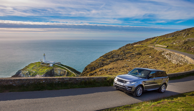 cloud - sky, holyhead, south stack, nature, sea, outdoors, range rover, road trip, beach, land vehicle, car, sky, road, beauty in nature, south stack lighthouse
