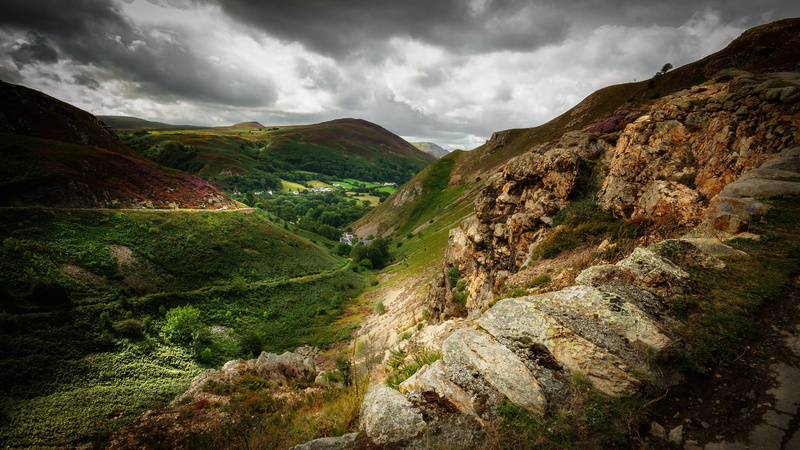 Wales, Sychnant Pass, North Wales, 1080P