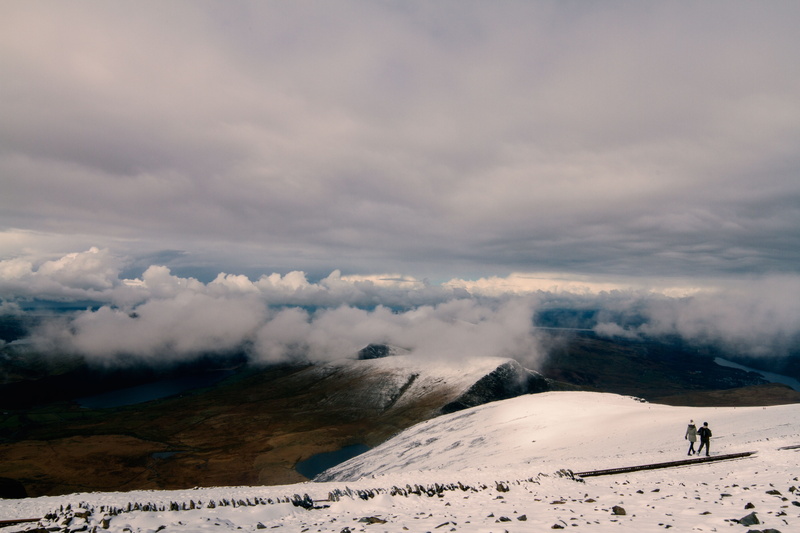 north wales, environment, real people, scenic, scenics - nature, tranquility, mountain range, snow capped mountain, nature, cold, mountain, leisure activity