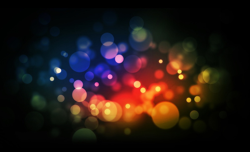 purple, lens flare, black background, Aero, dark, yellow, abstract backgrounds, shiny, night, Colorful, Circles, pattern, spotted, defocused, light, vibrant color