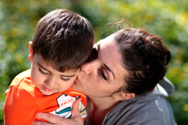 4K, love, innocence, portrait, emotion, nature, headshot, casual clothing, males, caption, kid, mother, positive emotion, outdoors, females, men, affectionate