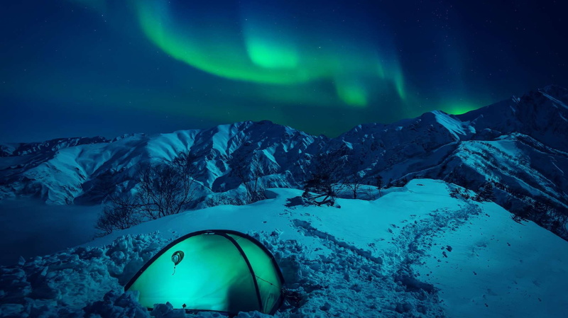 cold temperature, tranquility, astronomy, night, shields, country, snowcapped mountain, mountain, winter, mountains, snow, the northern lights, zasneen country
