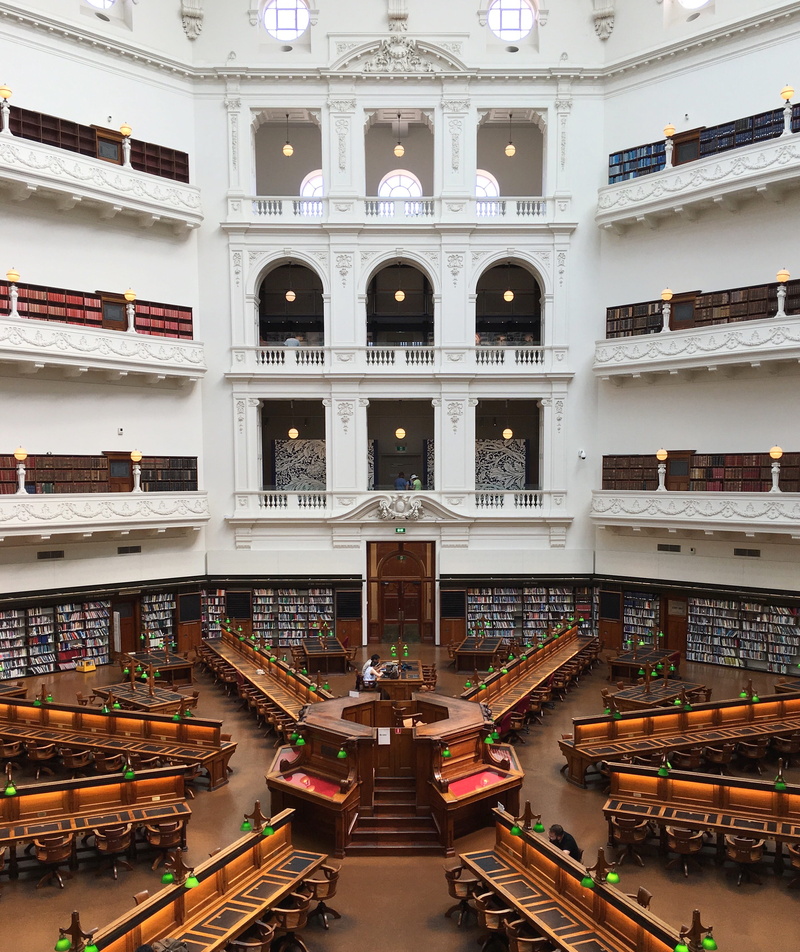 travel, shelf, ceiling, australia, architecture, classic, publication, bookshelf, craft, arch, melbourne, study, indoors, architectural column, travel destinations