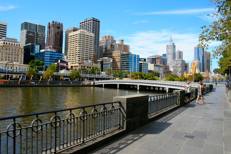 transportation, water, built structure, sky, outdoors, architecture, connection, urban Skyline, melbourne city, promenade, skyscraper, melbourne skyline