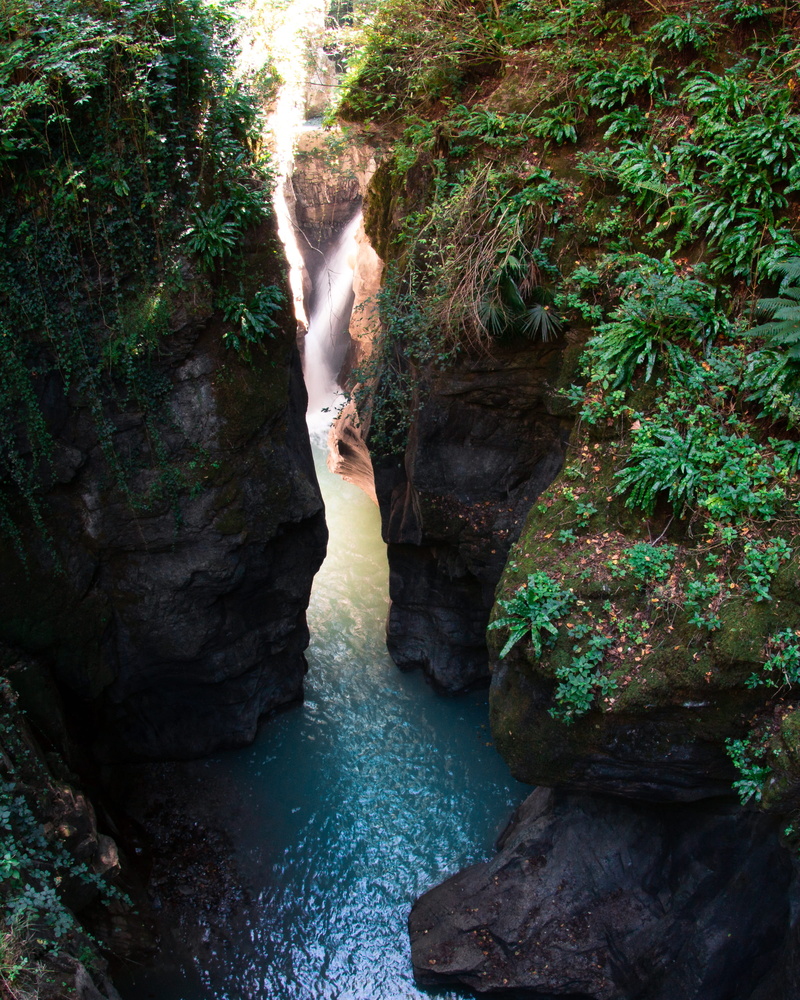 bellano, outdoors, solid, no people, 2K, beauty in nature, day, waterfall, water, italy, orrido, plant, rock - object, lake, como, forest, scenics - nature