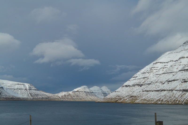 outdoors, scenics - nature, tranquil scene, beauty in nature, faroe islands, 4K, snowcapped mountain, cold temperature, water, non-urban scene, no people