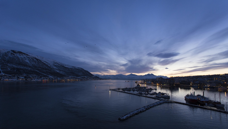nature, cities, water, landscape, mountain, bridge, sky, mountain range, Tromsø, body, connection, bridge - man made structure, Norway, scenics - nature