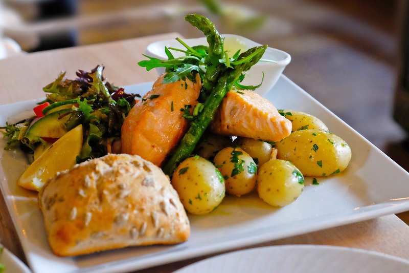 healthy eating, norwegian food, yummy, close-up, ready-to-eat, fish, prepared potato, scandinavia, herb, seafood, travel, delicious, wellbeing, meal, serving size