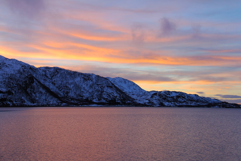beside, beautiful, sky, beauty in nature, scandinavia, fjord, 2K, no people, orange, snowcapped mountain, cloud - sky, dusk, environment, non-urban scene