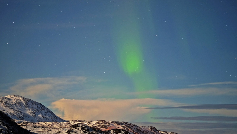 tromso, majestic, aurora borealis, mountain, kvaløysletta, norway, tranquil scene, no people, outdoors, aurora, snow, scenics - nature, night, space and astronomy