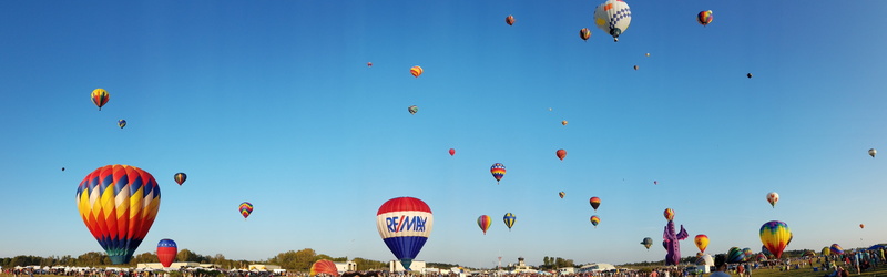 hot air balloon, summer, sky, festival, mid-air, freedom, 5K, wind, nature, bright, sunny, adventure, hot air balloons, multi colored, blue, ballooning