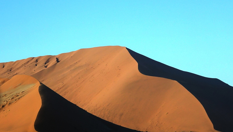 landscape, blue, land, tranquility, sand dune, travel destinations, no people, sand, desert, environment, scenics - nature, scenics, non-urban scene, clear sky