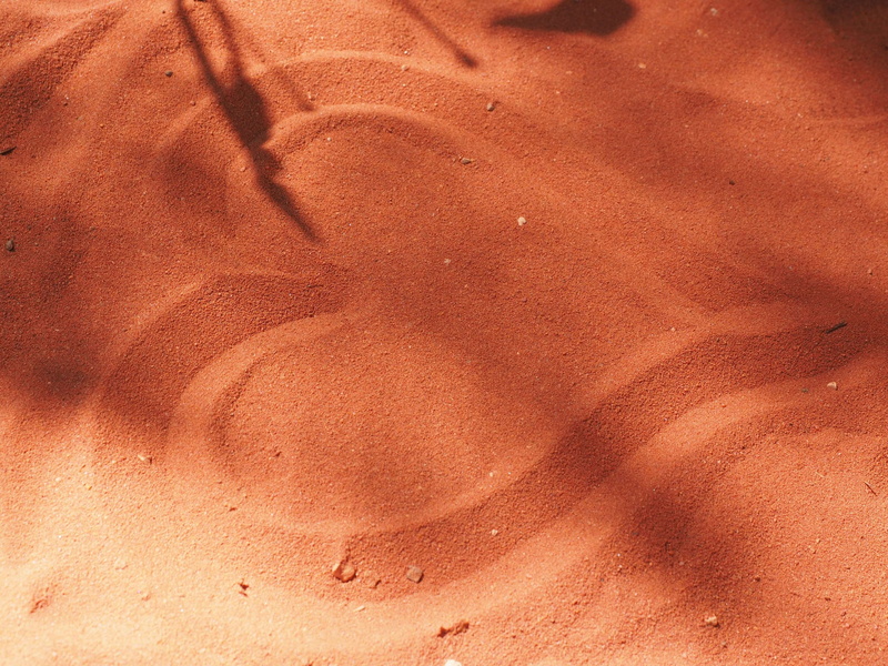 beach, red, abstract, day, roter sand, close-up, backgrounds, tranquility, liebesbeweis, high angle view, pattern, rippled, arid climate, 4K, sand, sand dune