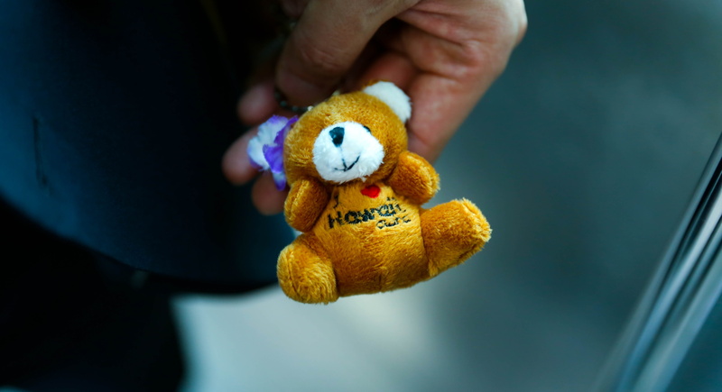 human limb, human Hand, yellow, childhood, teddy Bear, cute, brown, day, indoors, one person, 5K, toy, holding, softness, human body part, people, focus on foreground