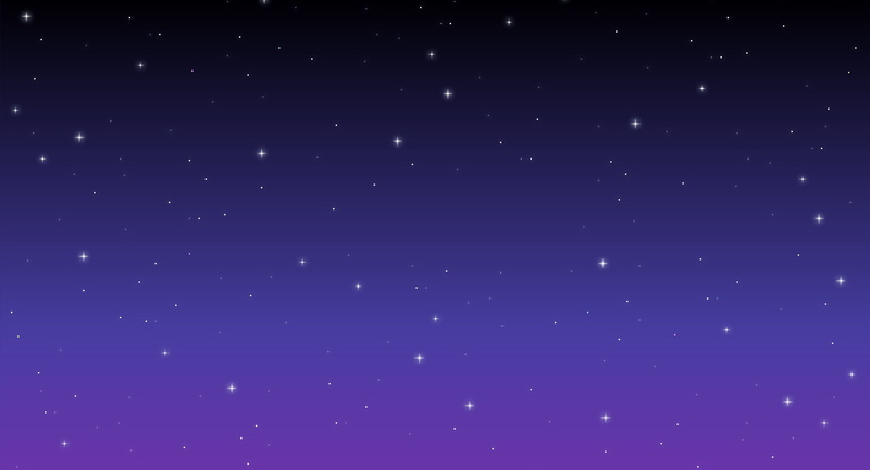 2K, simple background, purple background, space, Stardew Valley, minimalism, simple, stars