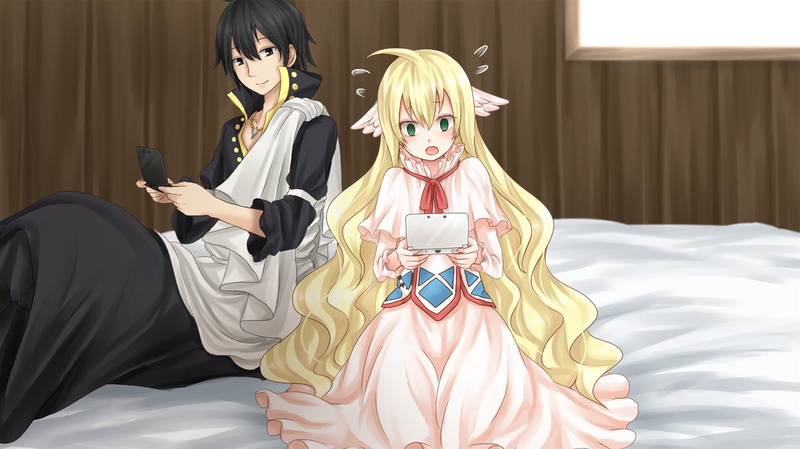 beautiful woman, young adult, togetherness, Fairy Tail, adult, Zeref Dragneel, bedroom, indoors, front view, lifestyles, 1080P, real people, Anime, bed