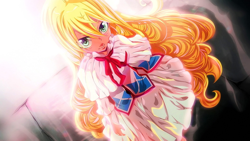 blonde, anime, dress, 1080P, Mavis Vermilion, anime girls, Fairy Tail, Fairy Tail Zero