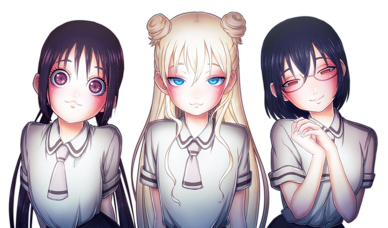Asobi Asobase, Hanako Honda, Olivia (Asobi Asobase), Kasumi Nomura, 1080P, Anime