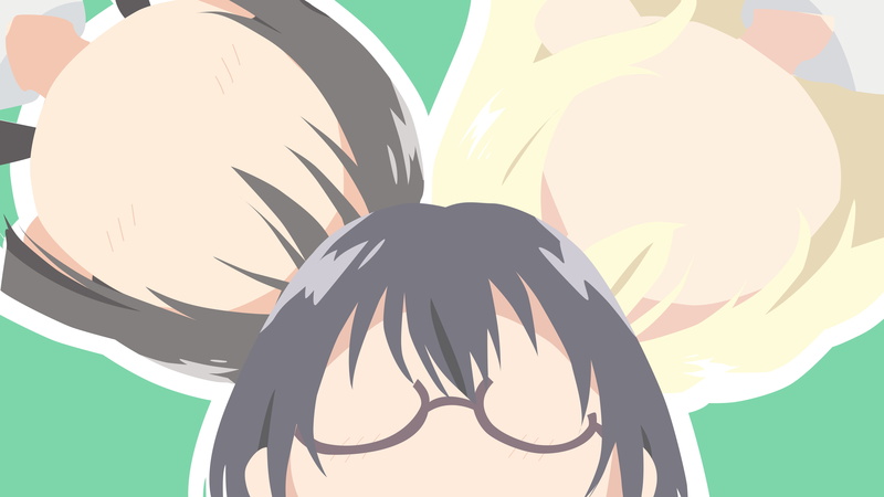 Kasumi Nomura (Asobi Asobase), Olivia (Asobi Asobase), anime girls, 4K, Hanako Honda (Asobi Asobase), Asobi Asobase