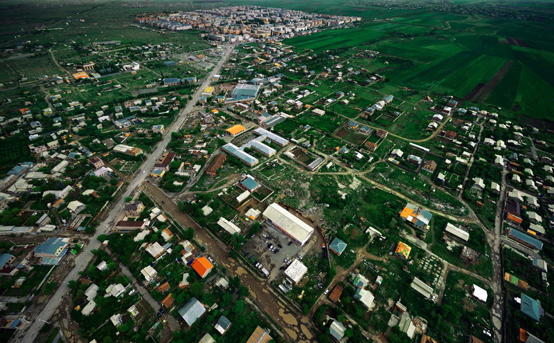 no people, concrete, day, aerial view, architecture, residential district, gyumri, Aerial, armenia, eurasia, transportation, environment, 5K, Photography