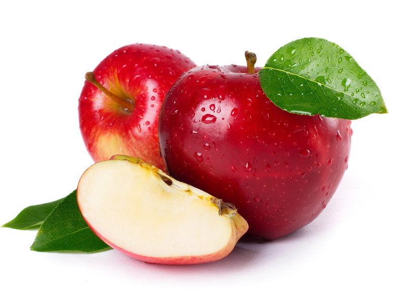 dew, no People, slice, tail, sweet Food, studio shot, organic, 4K, pple, apples, single Object, food, plant part, white Background, cut, wellbeing, isolated On White