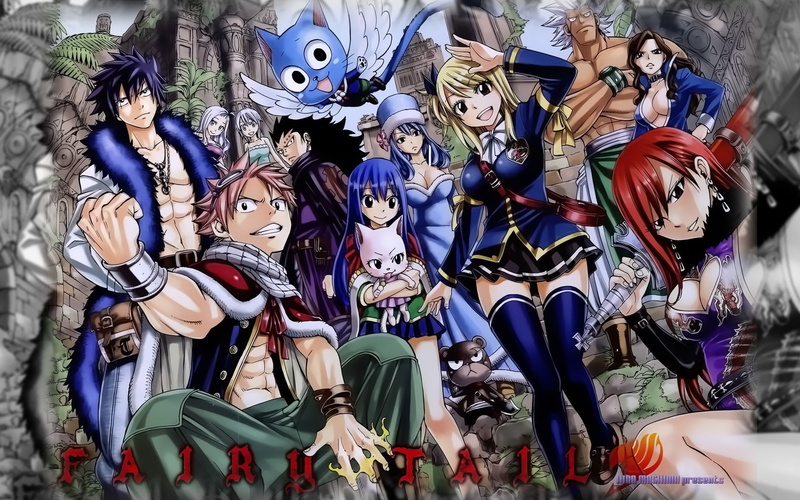 natsu, mirajane, gray, heartfilia, lucy, dragneel, hd, manga, happy, tail, anime, fairy, fullbuster, art, 720P