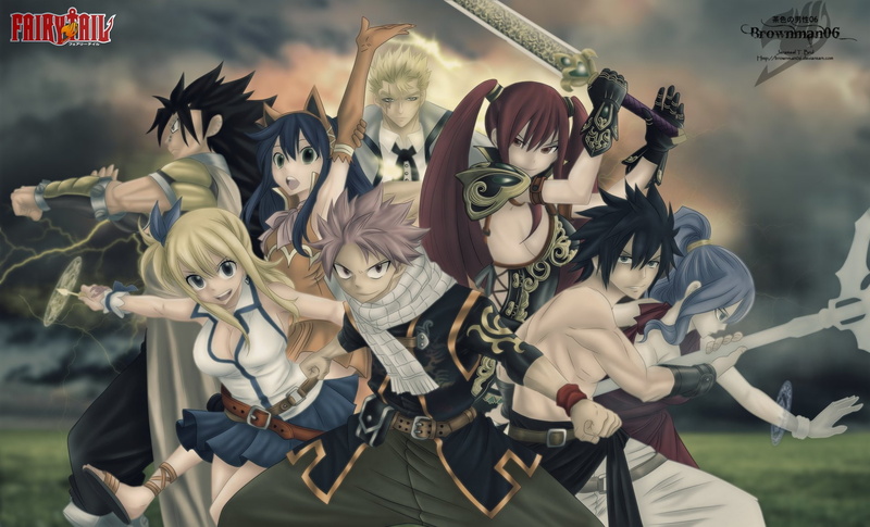 Fairy Tail, Wendy Marvell, Natsu Dragneel, Anime, Juvia Lockser, Laxus Dreyar, Gray Fullbuster, Lucy Heartfilia, 1080P, Erza Scarlet