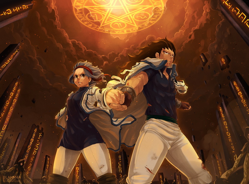 torn, clothes, tail, gajeel, 4K, blanania, mcgarden, fairy, redfox, levy