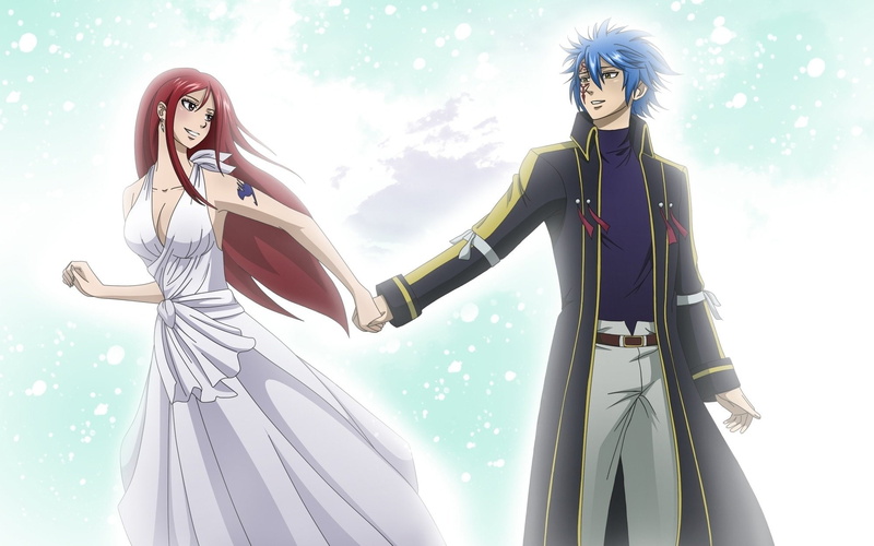 jellal, erza, tail, fernandes, scarlet, fairy, 1080P