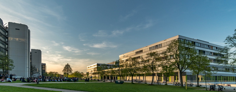 city, 4K, architecture, bielefeld, cloud - sky, summer, luxury, building, learning, germany, building exterior, dusk, apartment, day, grass, education